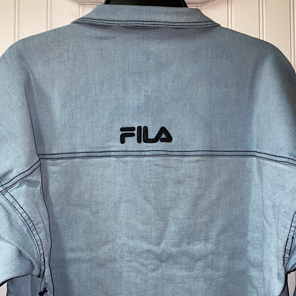 Fila Washington Denim Jacket XL New NWT - Picture 9 of 12